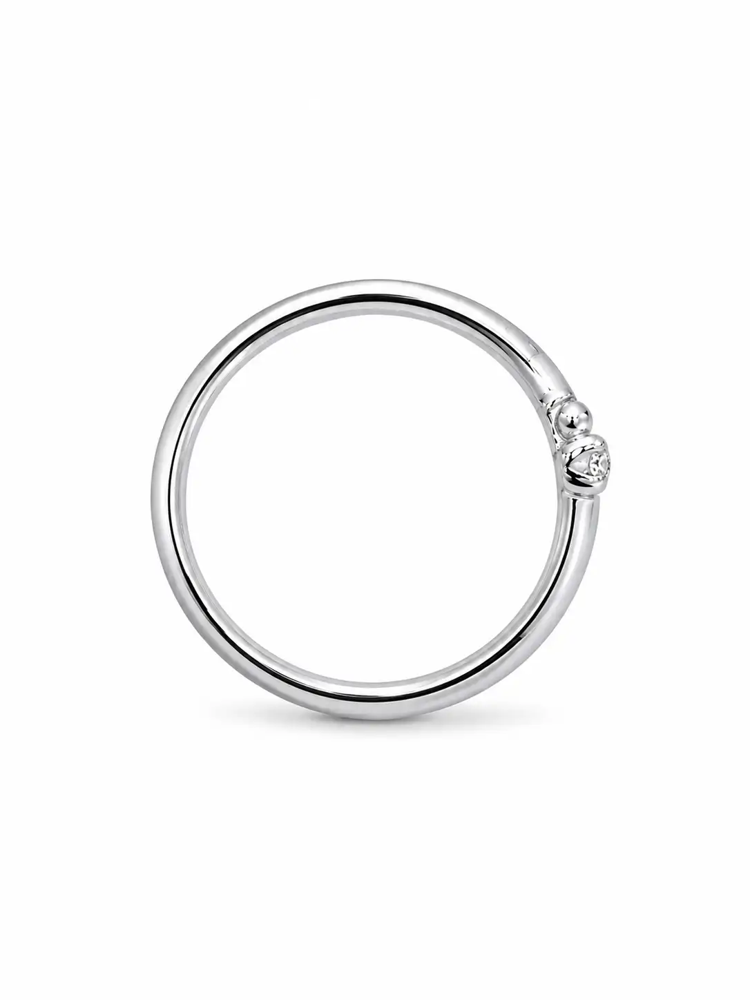 Elegant Multicolor Floral CZ Crystal Ring for Women