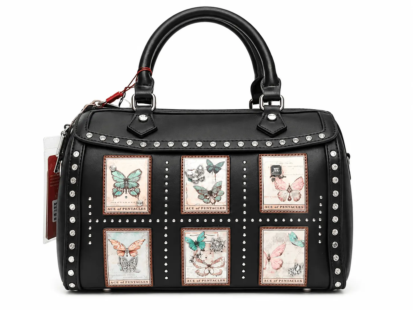 Gusachi Classic Black Handbag (3) Gusachi Classic Black Handbag for Women with Premium PU Leather, Sturdy Handle and Durable Zipper