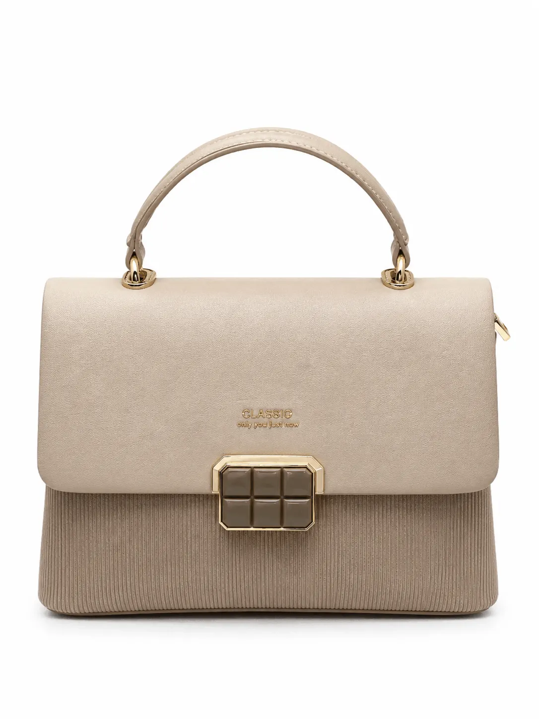 Ivory Elegance Structured Handbag (4)