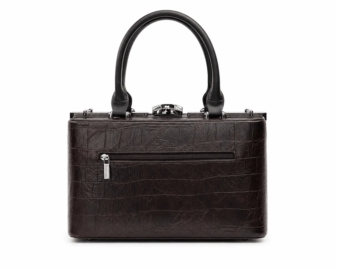 J BLUES Croc Luxe Top Handle Handbag (4)