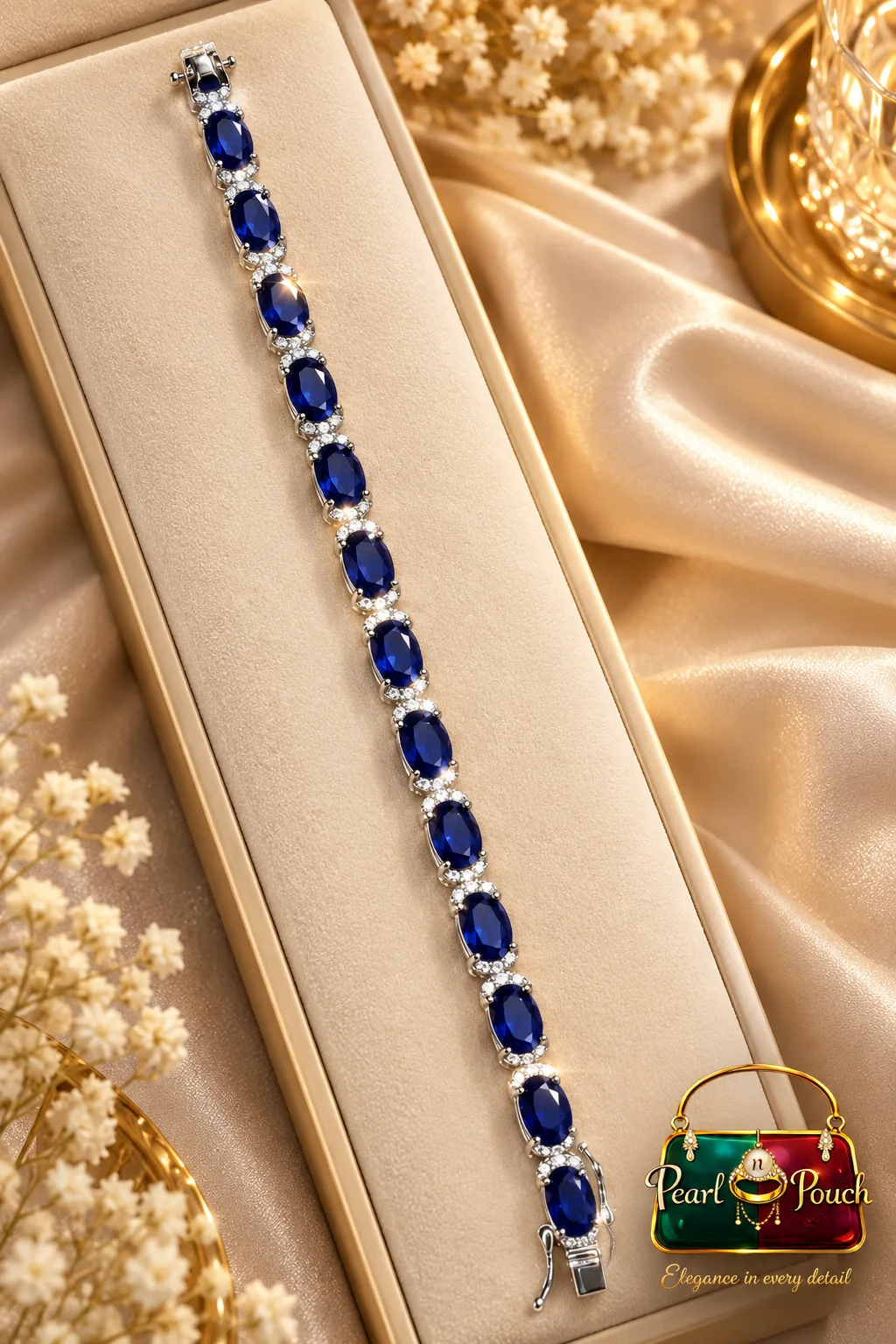 Elegant ZUPING Silver-Plated Zirconia Bracelet (5)