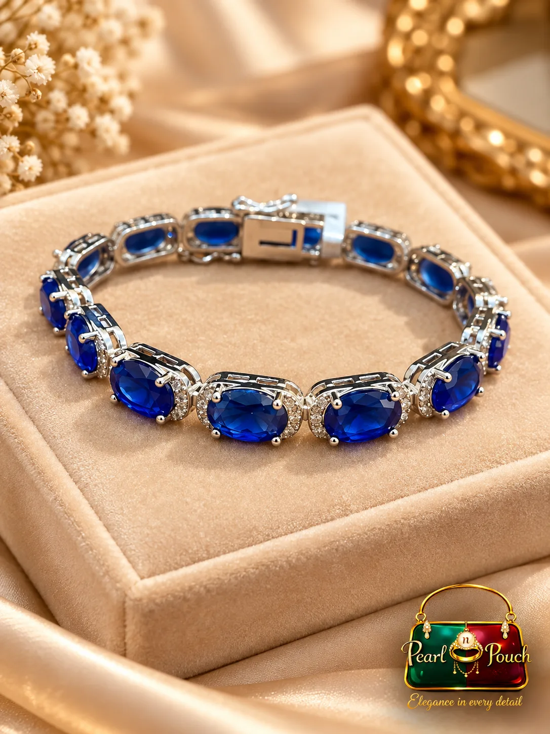 Elegant ZUPING Silver-Plated Zirconia Bracelet (6)
