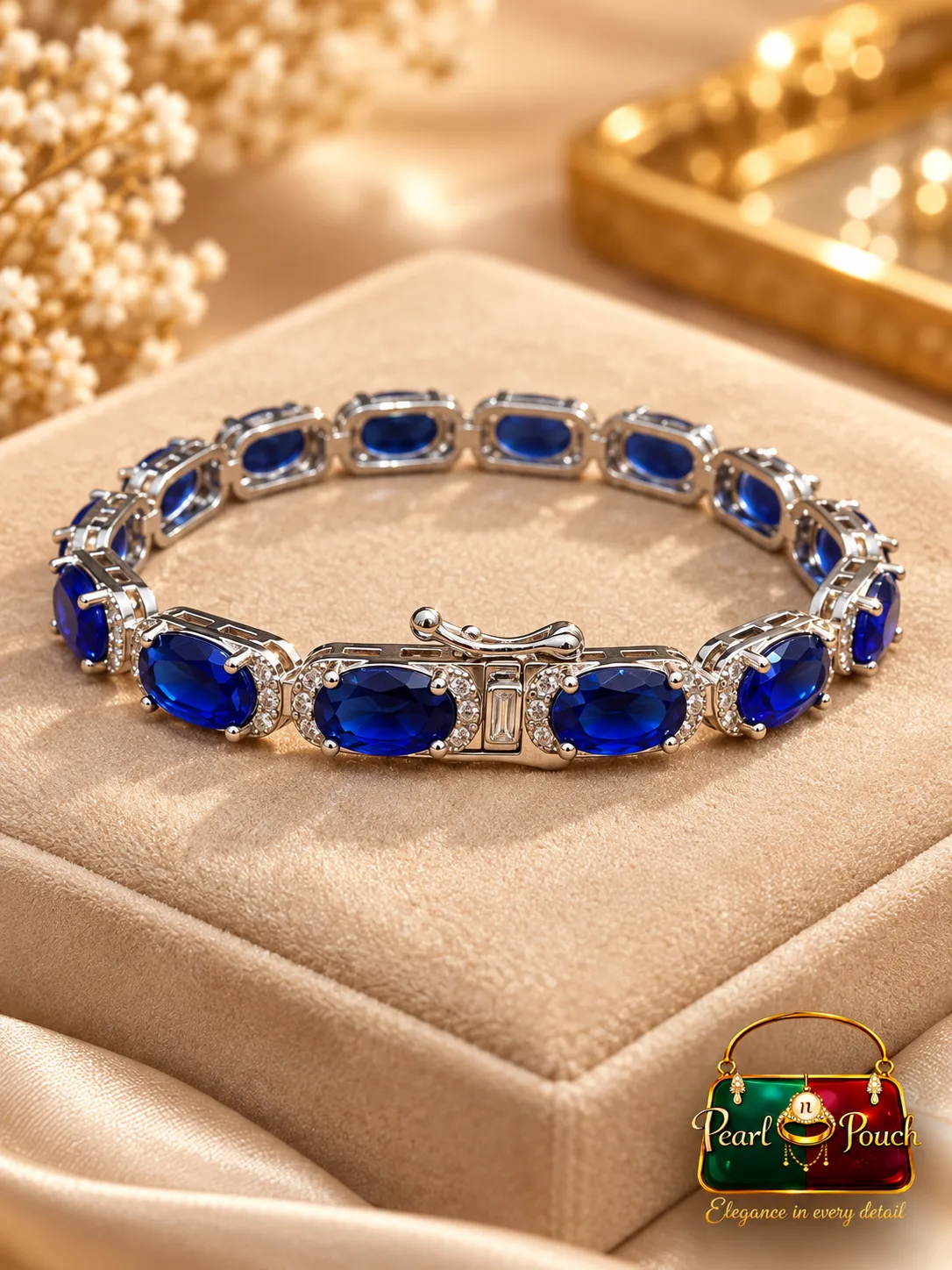 Elegant ZUPING Silver-Plated Zirconia Bracelet (7)