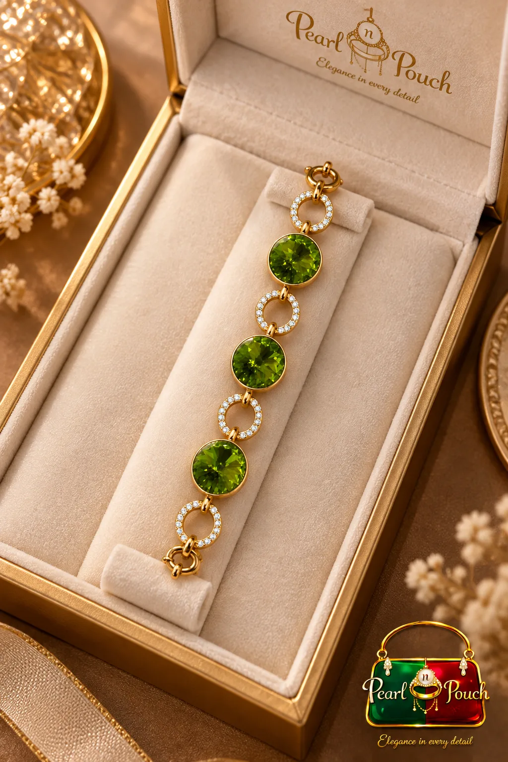 Premium ZUPING 18K Gold Plated Zirconia Bracelet (6)