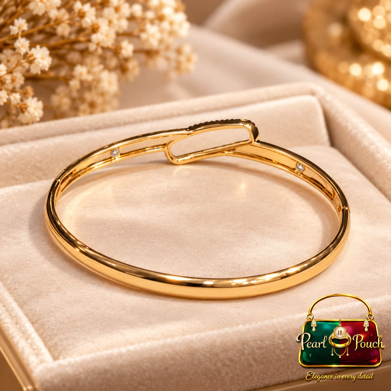 Premium Zuping 18K Gold Plated Zirconia Bracelet (2)