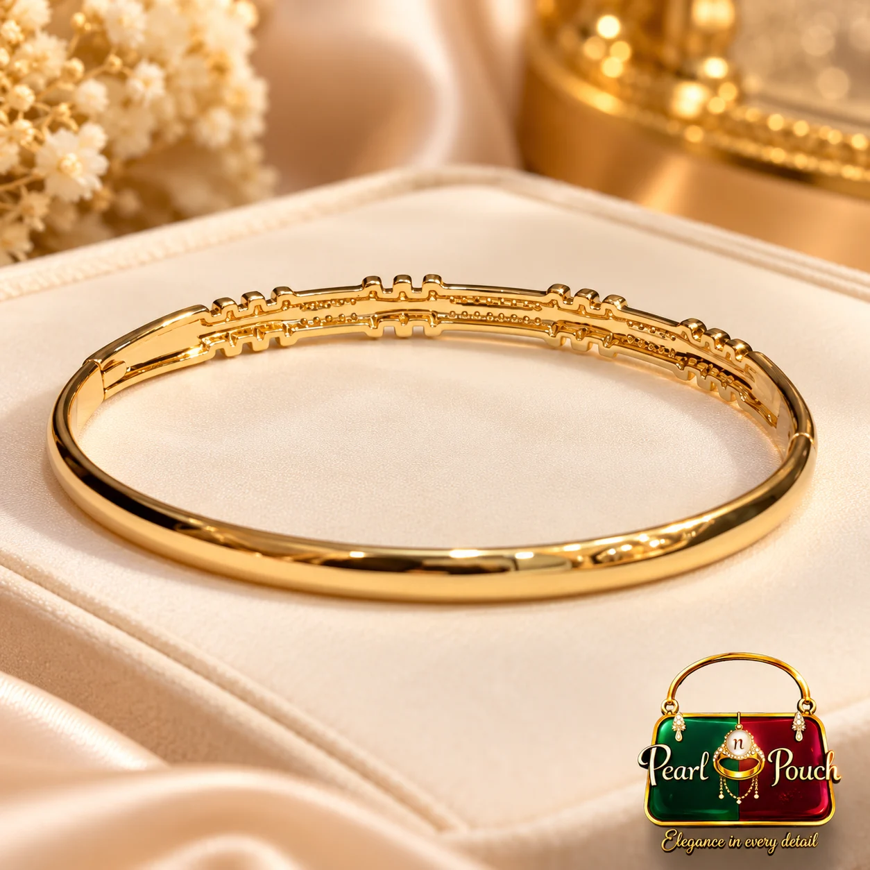 Radiant Xuping Zirconia Bracelet with 18K Gold Plated Finish (1)