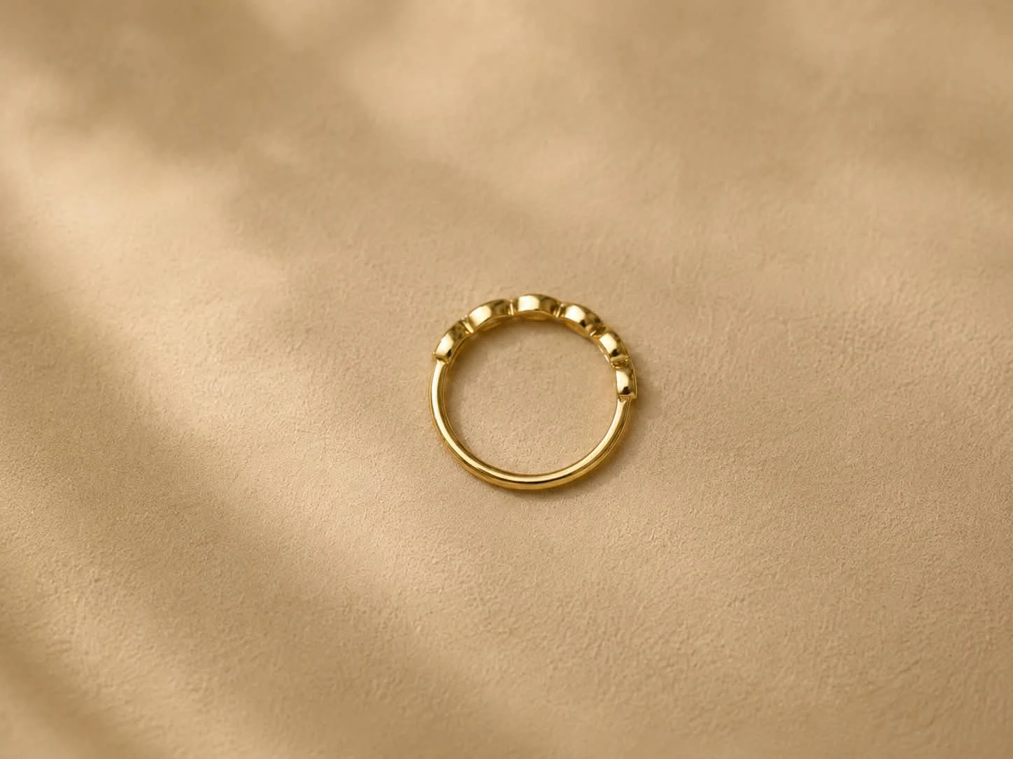 Xuping Gold Plated Circular Zirconia Ring – Imitation Jewellery for Women (3)