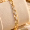 Premium 18K Gold Plated Zirconia Bracelet by Zuping with linked design and adjustable chain