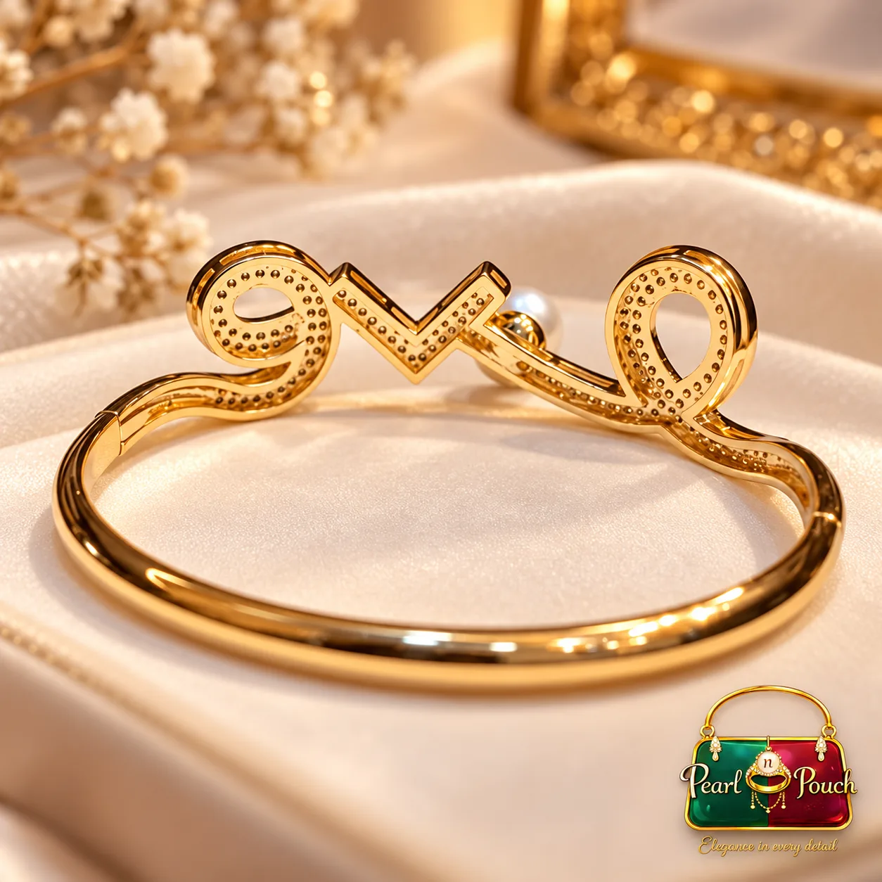 Romantic 18K Gold Plated Zirconia Bracelet Gift for Girlfriend (5)